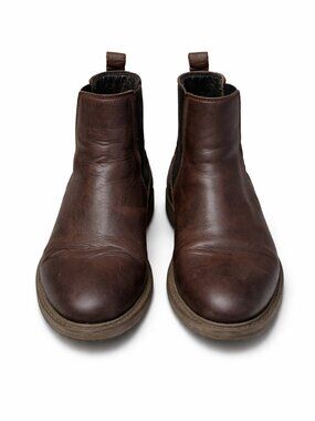 Leather Chelsea Boots Brown Made in Portugal Women’s 38 EU Minimalist Euro Style